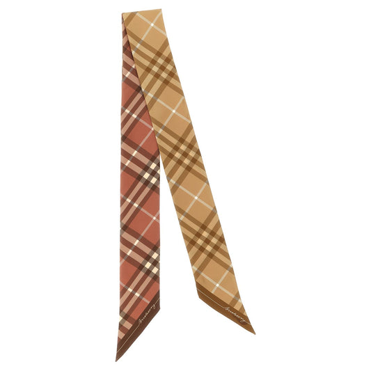 Burberry Multicolor Satin Foulard