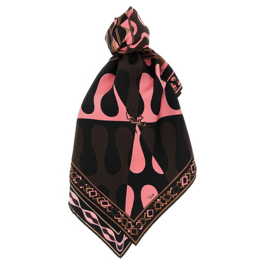 Emilio Pucci Multicolor Silk Scarf