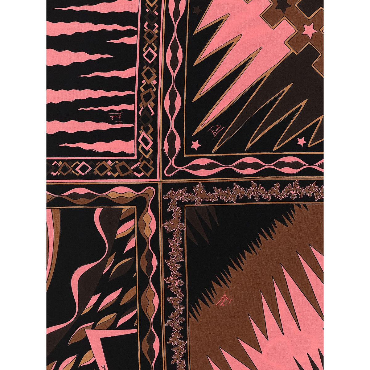 Emilio Pucci Multicolor Silk Scarf