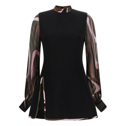 Emilio Pucci Black Viscose Short Dress