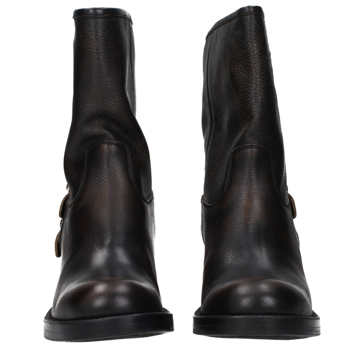 Chloé Black Leather Ankle Boots