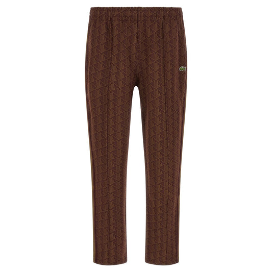 Lacoste Brown Polyester Joggers (Workout Pants)