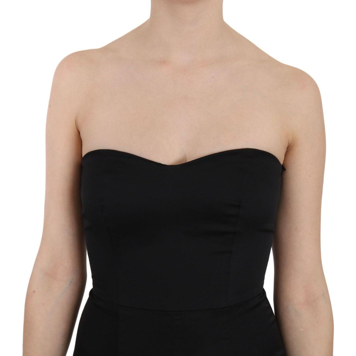 John Richmond Enchanting Black Maxi Flare Dress John Richmond