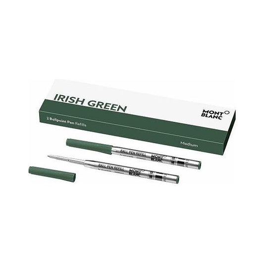 MONTBLANC Mod. IRISH GREEN- REFILLS BALL PEN - MEDIUM - 2 PCS FASHION ACCESSORIES MONTBLANC