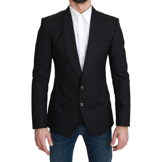 Dolce & Gabbana Black Single Breasted Formal Wool Blazer 1728,67345645728,Black,Blazers - Men - Clothing,Blazers - Suits & Blazers - Clothing,Clothing,Dolce & Gabbana,IT46 | S,Material: 100% Virgin Wool,Men,Men - Clothing,New with tags,Suits & Blazers - C