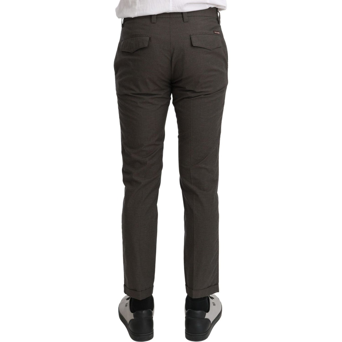 Dolce & Gabbana Elegant Brown Casual Pants Dolce & Gabbana