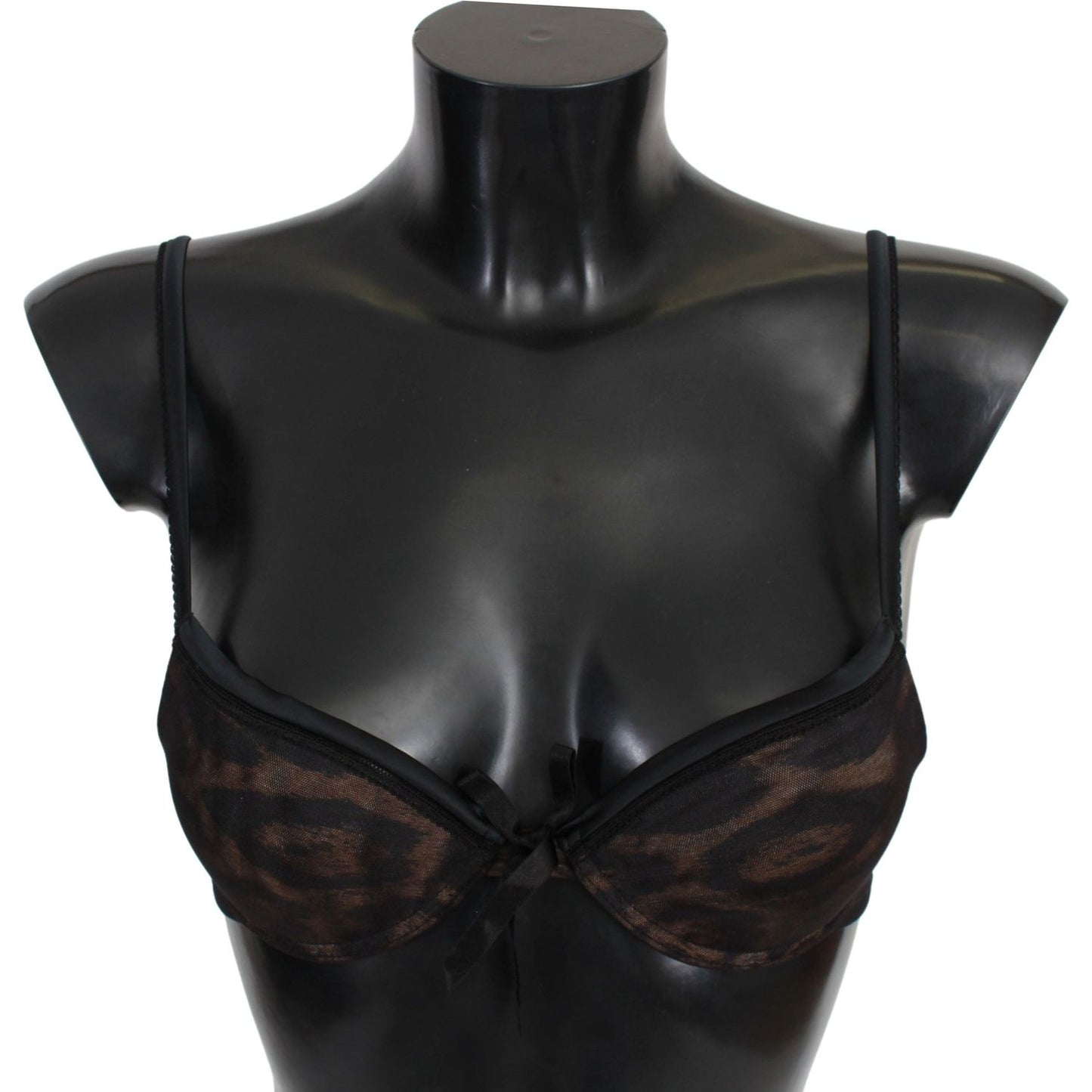 Roberto Cavalli Black Leopard Nylon Push Up Bra Underwear 1728,67345645728,Black,Bras - Underwear - Clothing,Clothing,IT1 | XS,Material: 83% Nylon 17% Elastane,New with tags,Roberto Cavalli,Underwear - Clothing,Underwear - Women - Clothing,Women,Women - C