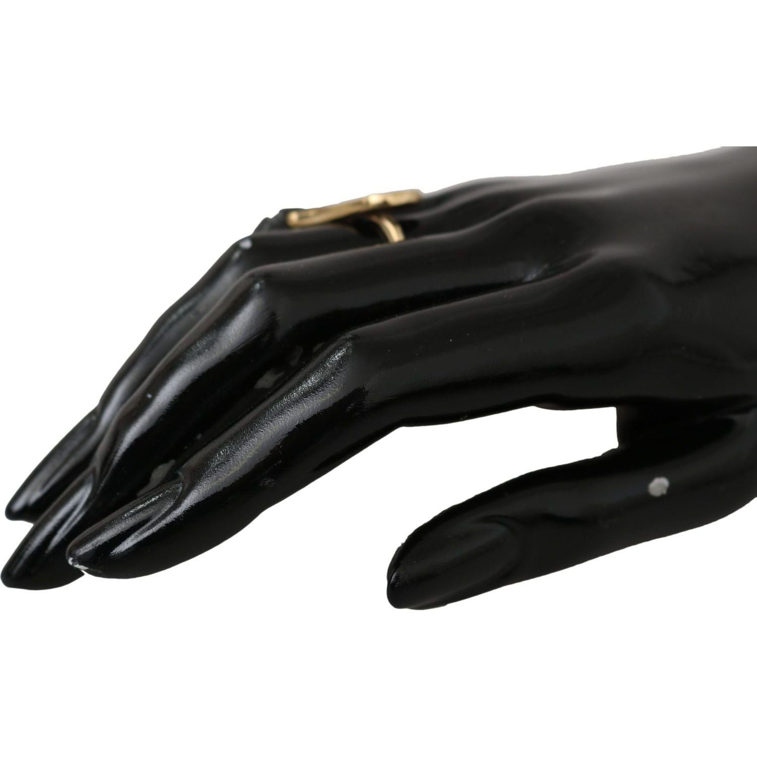 خاتم نيالايا الأنيق المزين بالكريستال الذهبي