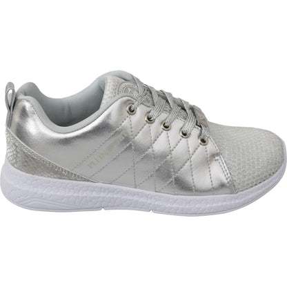 Philipp Plein Gisella Silver Polyester Sneakers Shoes WOMAN SNEAKERS