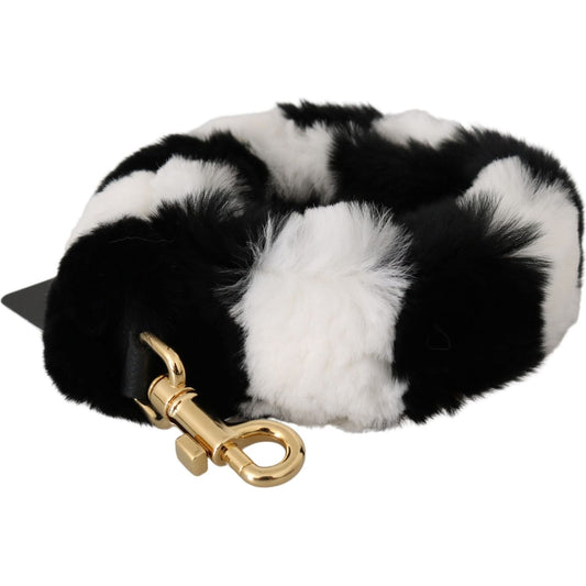 Dolce & Gabbana Elegant Fur Shoulder Strap Accessory Fur Scarves Dolce & Gabbana