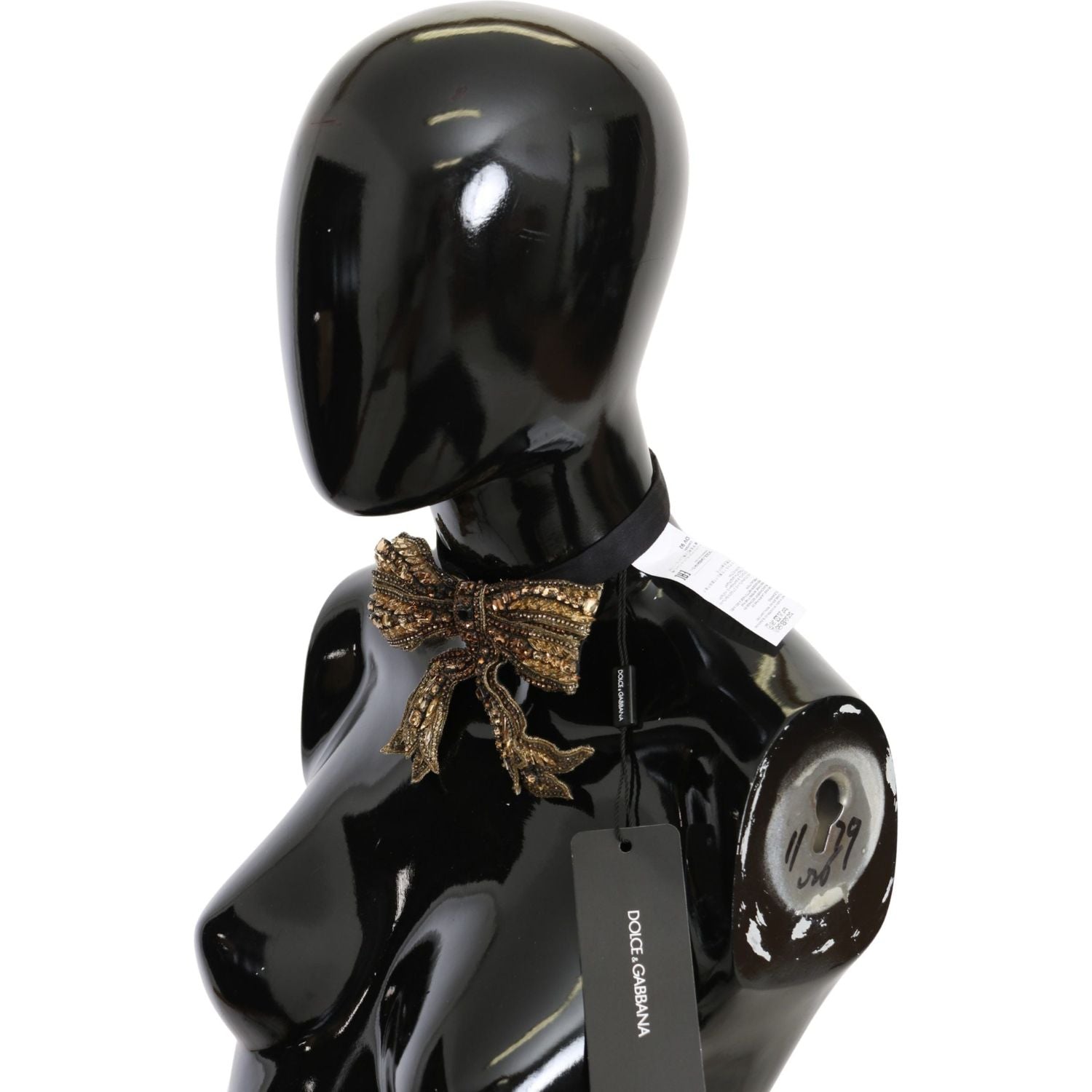 ربطة عنق ذهبية أنيقة من دولتشي آند غابانا - تألقي بأناقة