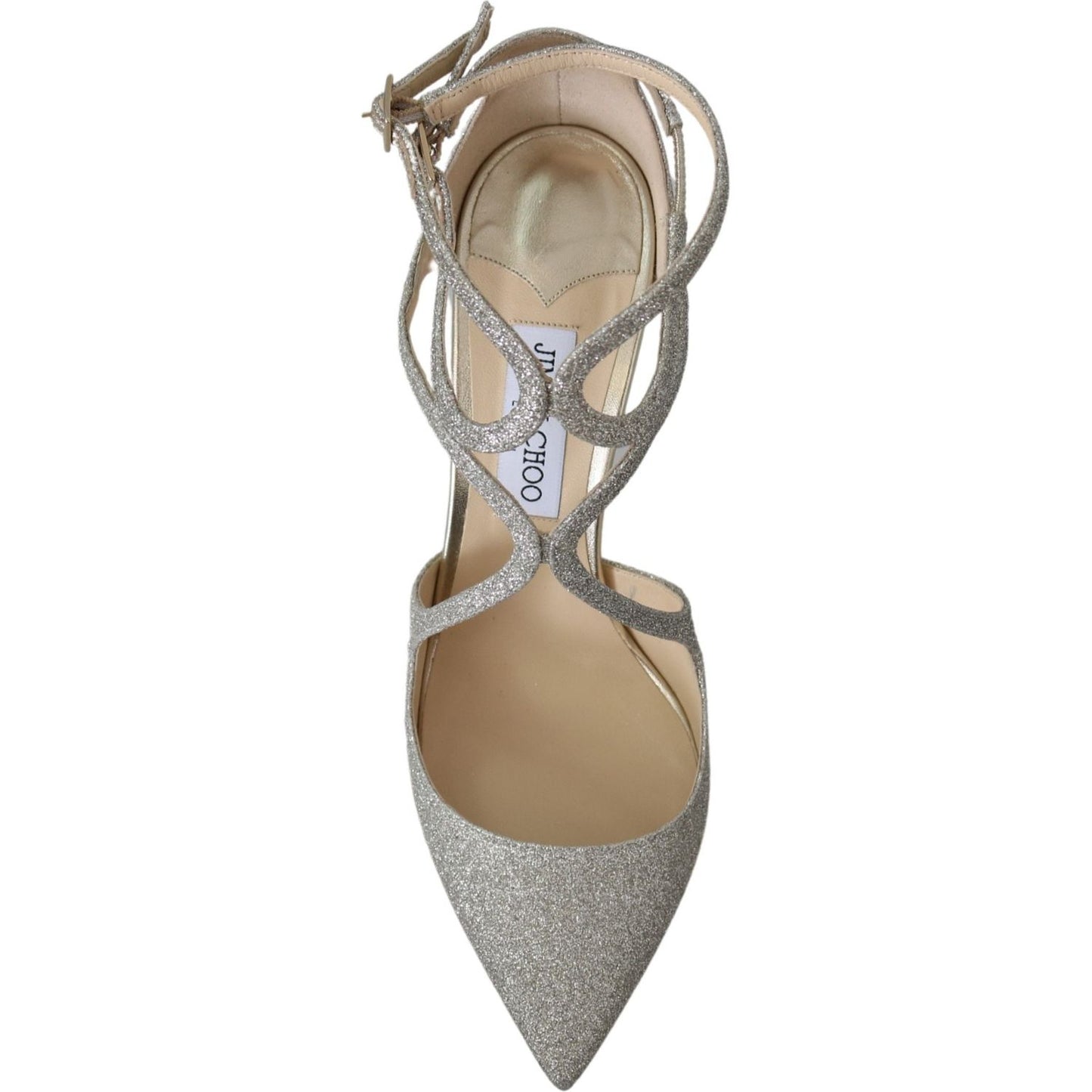 Jimmy Choo Platinum Ice Lancer Leather Pumps - Elegance Refined Jimmy Choo