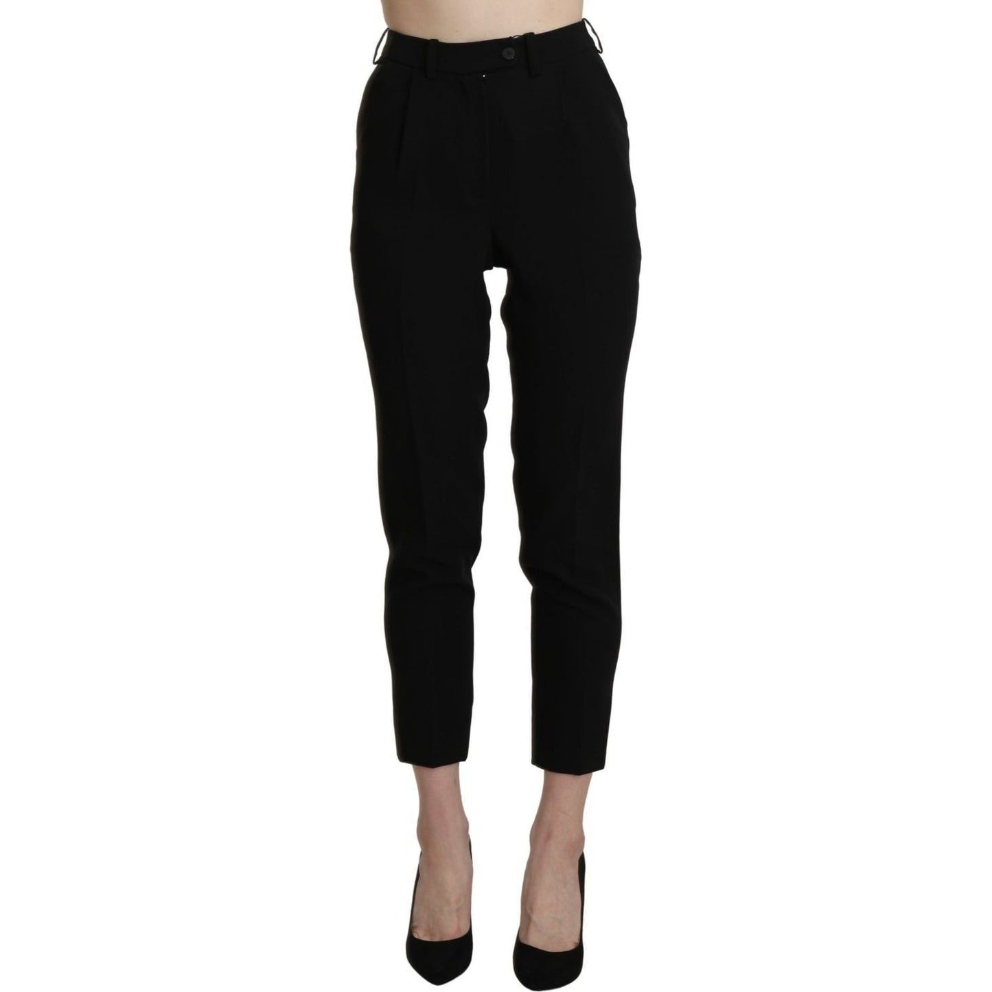 BENCIVENGA Chic High Waist Skinny Cropped Trousers Jeans & Pants BENCIVENGA