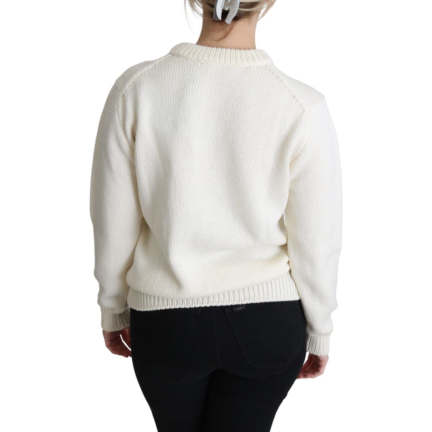 سترة عباد الشمس المحبوكة الأنيقة من دولتشي آند غابانا