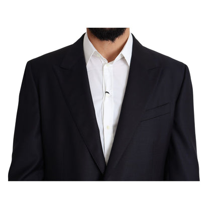 Dolce & Gabbana Black Wool Single Breasted NAPOLI Blazer