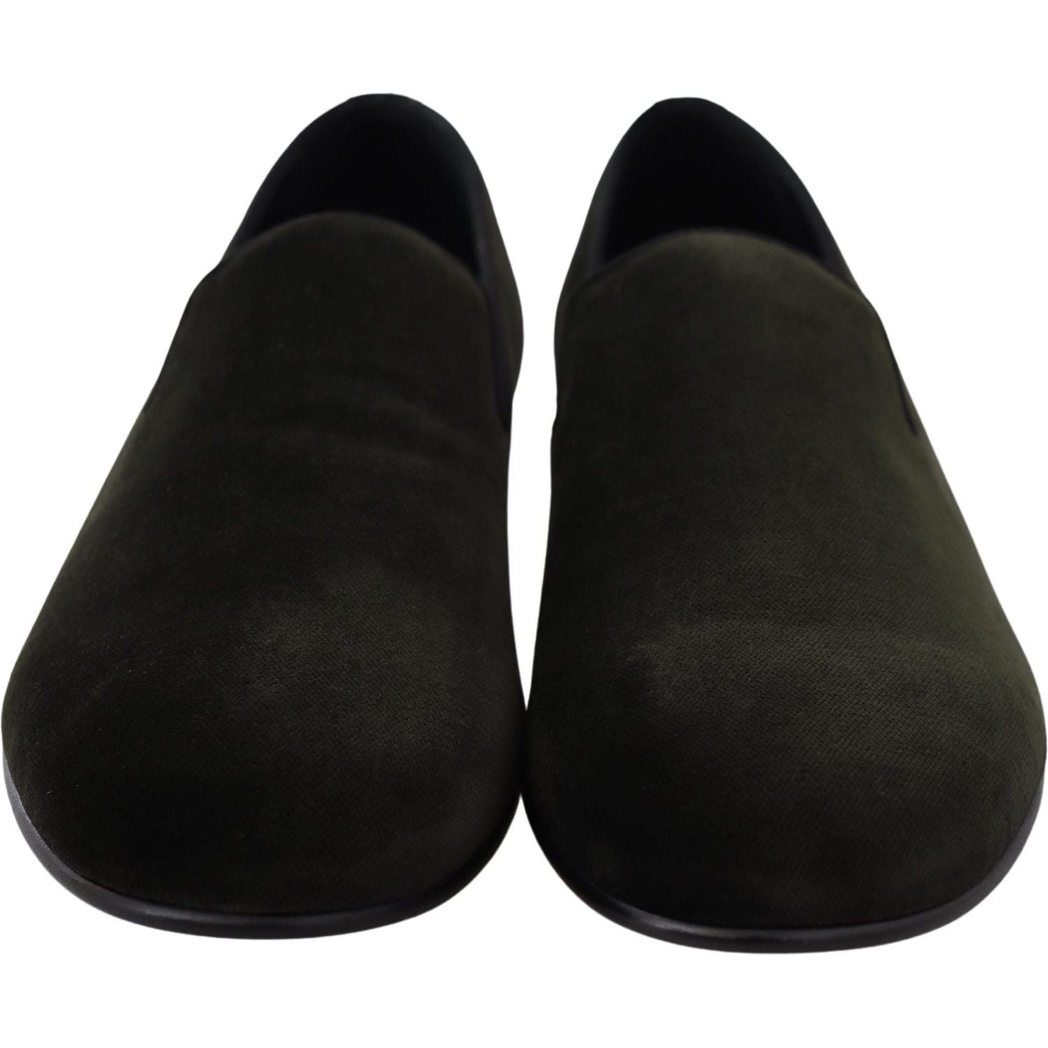 حذاء دولتشي آند غابانا الأنيق المصنوع من المخمل باللون الأخضر