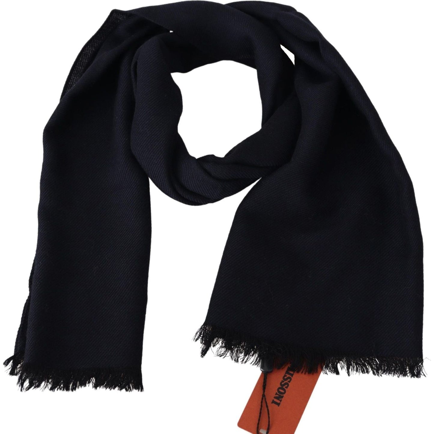 Missoni Elegant Black Wool Unisex Scarf Missoni