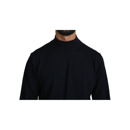 MILA SCHÖN Dark Blue Crewneck Pullover 100% Wool Sweater 1728,67345645728,Blue,Clothing,IT50 | L,IT52 | XL,IT56 | XXL,Material: 100% Virgin Wool,Men,Men - Clothing,MILA SCHÖN,New with tags,Sweaters - Clothing,Sweaters - Men - Clothing,Sweatshirts - Sweate