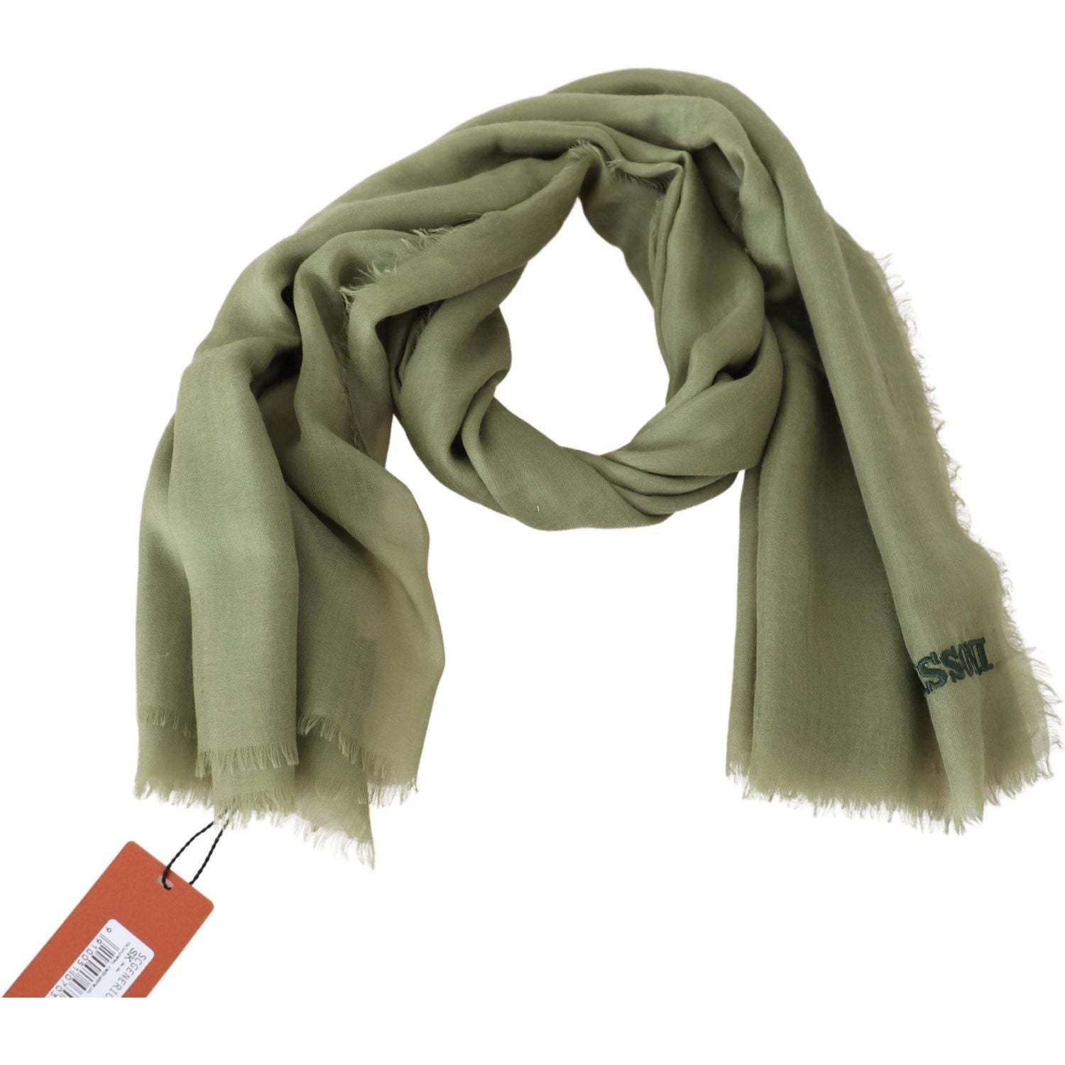 Missoni Green Cashmere Unisex Neck Wrap Scarf