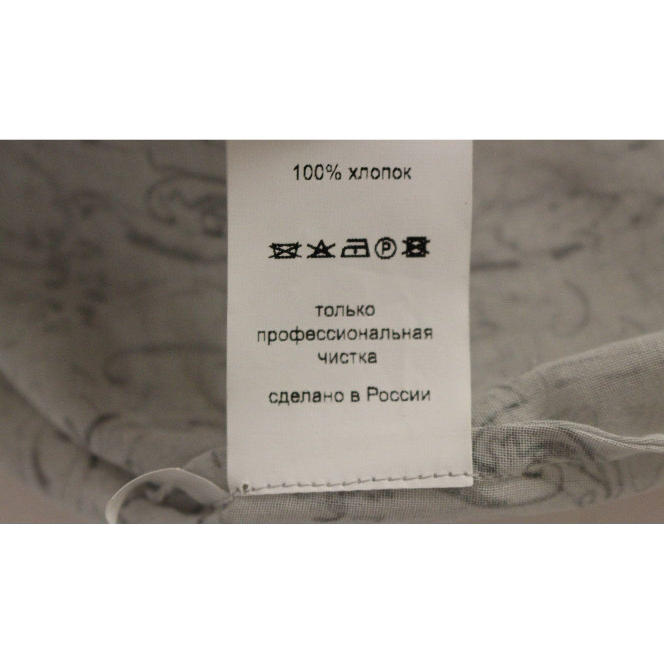 بلوزة تونيك قطنية زرقاء أنيقة من فيكا جازينسكايا