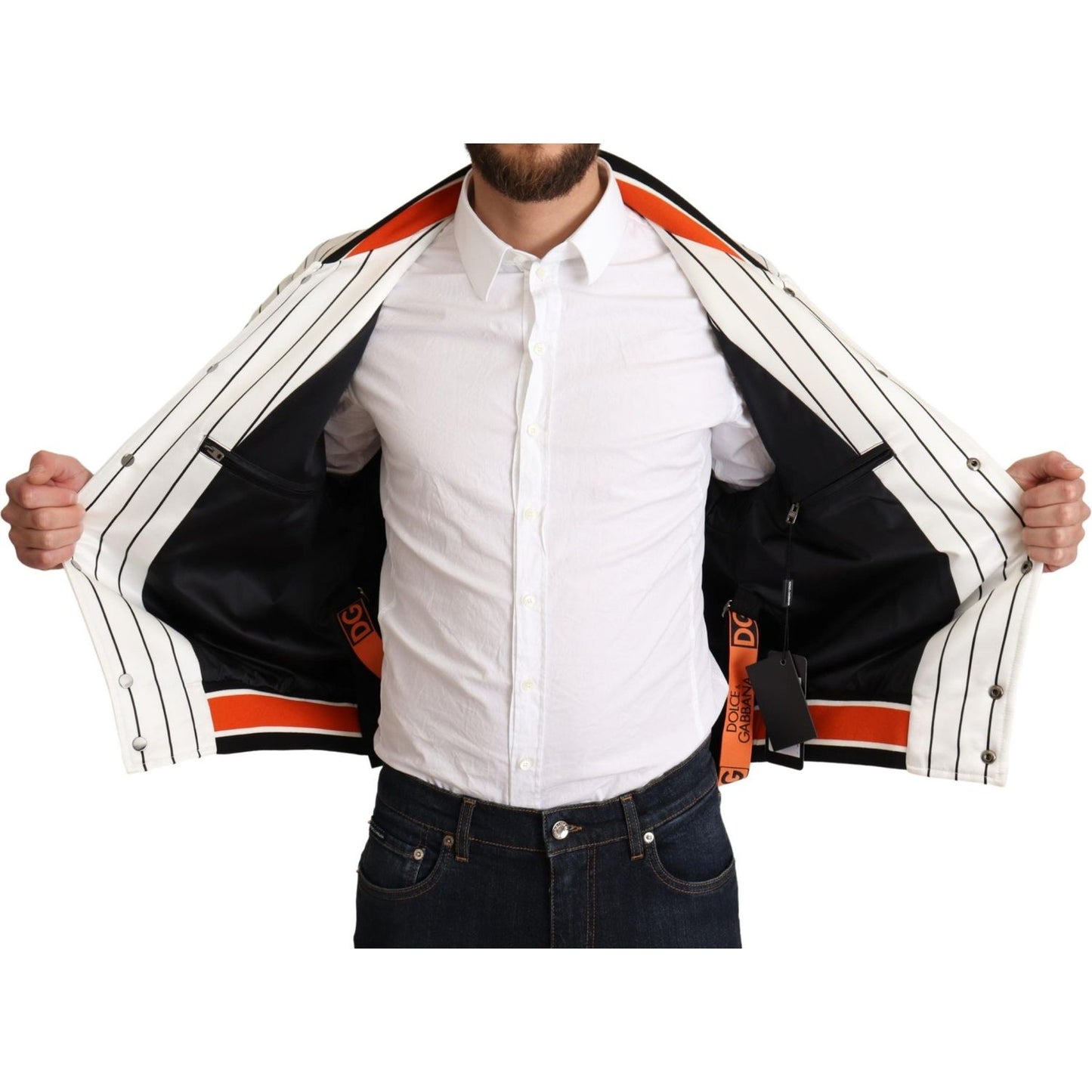 Dolce & Gabbana Multicolor Bomber King Logo #DGMILLENNIALS Jacket 1728,67345645728,Bombers - Jackets & Coats - Clothing,Clothing,Dolce & Gabbana,Jackets & Coats - Clothing,Jackets - Men - Clothing,L,Material: 100% Polyester,Men,Men - Clothing,New with tag