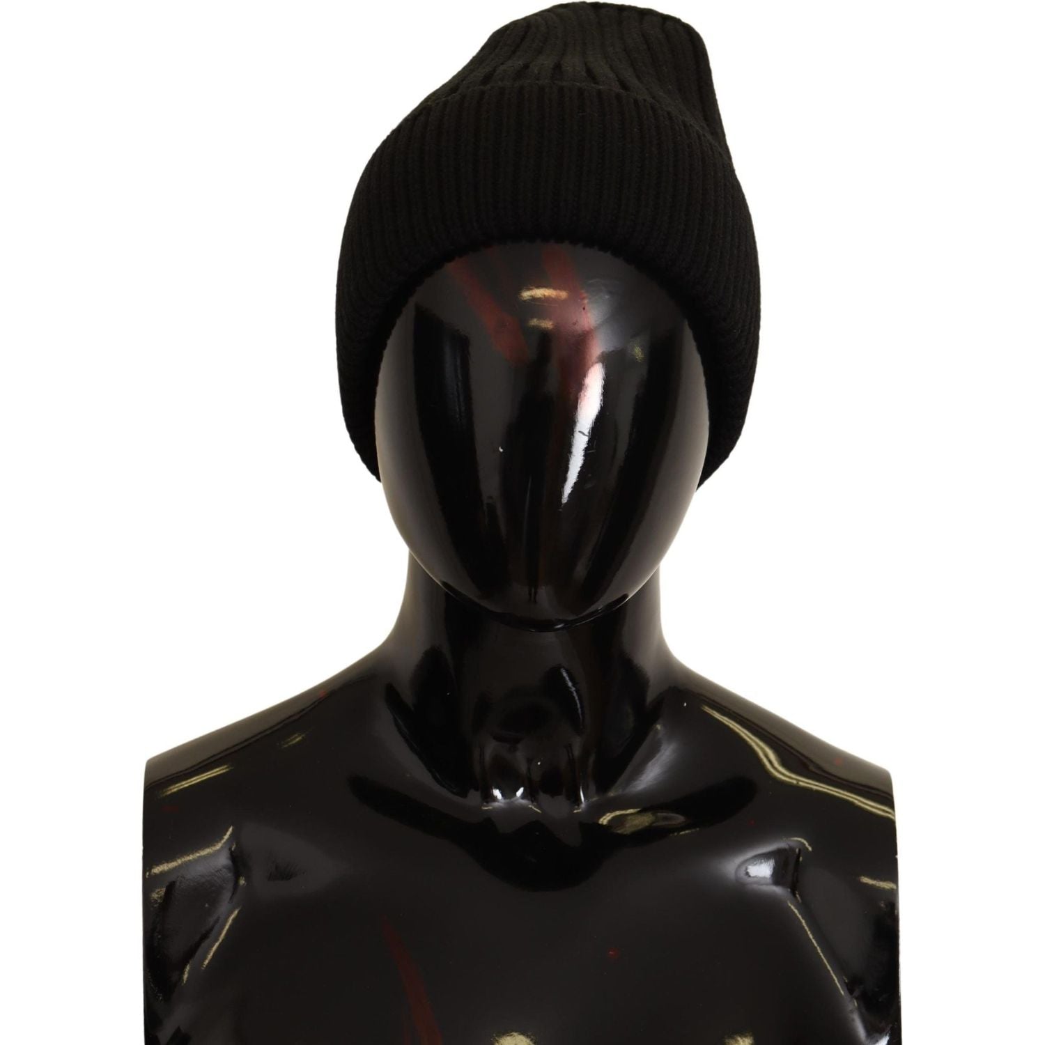 قبعة بيني أنيقة من الصوف المحبوك مع بطانة من الصوف من دولتشي آند غابانا