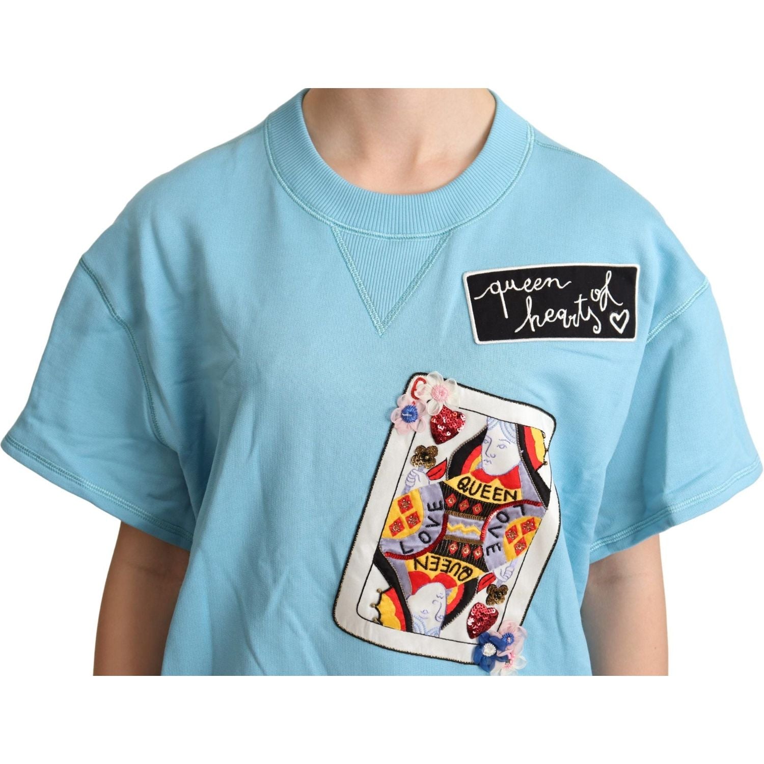 سترة قطنية من مجموعة ملكة القلوب من دولتشي آند غابانا