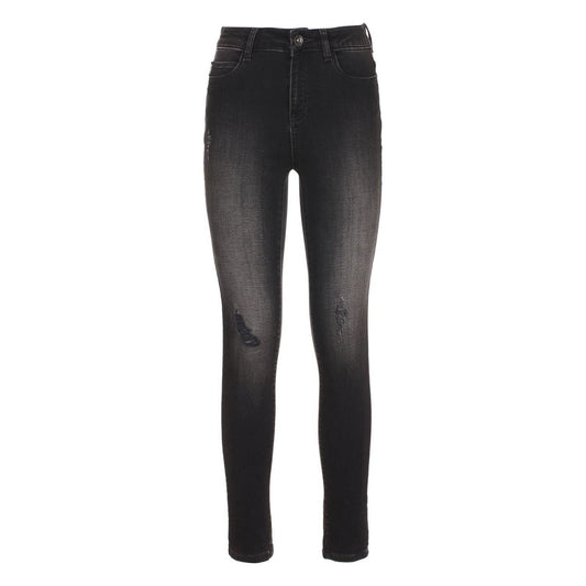 Imperfect Black Cotton Women Pant Jeans & Pants Imperfect