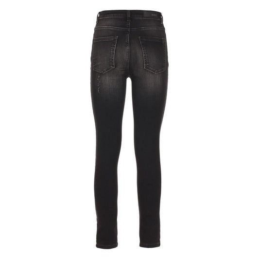 Imperfect Black Cotton Women Pant Jeans & Pants Imperfect