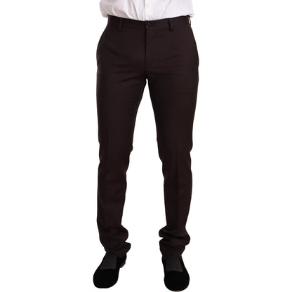 Dolce & Gabbana Bordeaux Wool MARTINI Slim Fit Suit 1728,67345645728,Bordeaux,Clothing,Dolce & Gabbana,IT46 | S,Material: 100% Wool,Men,Men - Clothing,New with tags,Suits & Blazers - Clothing,Suits - Men - Clothing,Two-Piece Suits - Suits & Blazers - Clot