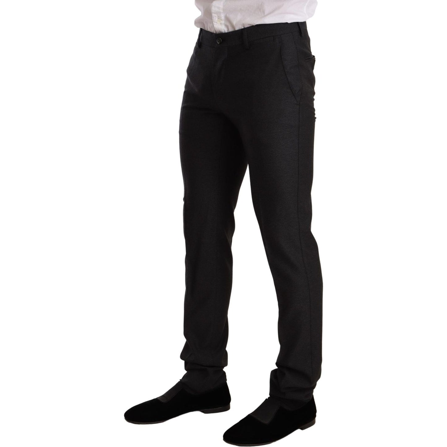 Dolce & Gabbana Gray Wool MARTINI Slim Fit Set Suit 1728,67345645728,Clothing,Dolce & Gabbana,Gray,IT44 | XS,Material: 100% Wool,Men,Men - Clothing,New with tags,Suits & Blazers - Clothing,Suits - Men - Clothing,Two-Piece Suits - Suits & Blazers - Clothin