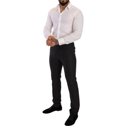 Dolce & Gabbana Gray Wool MARTINI Slim Fit Set Suit 1728,67345645728,Clothing,Dolce & Gabbana,Gray,IT44 | XS,Material: 100% Wool,Men,Men - Clothing,New with tags,Suits & Blazers - Clothing,Suits - Men - Clothing,Two-Piece Suits - Suits & Blazers - Clothin