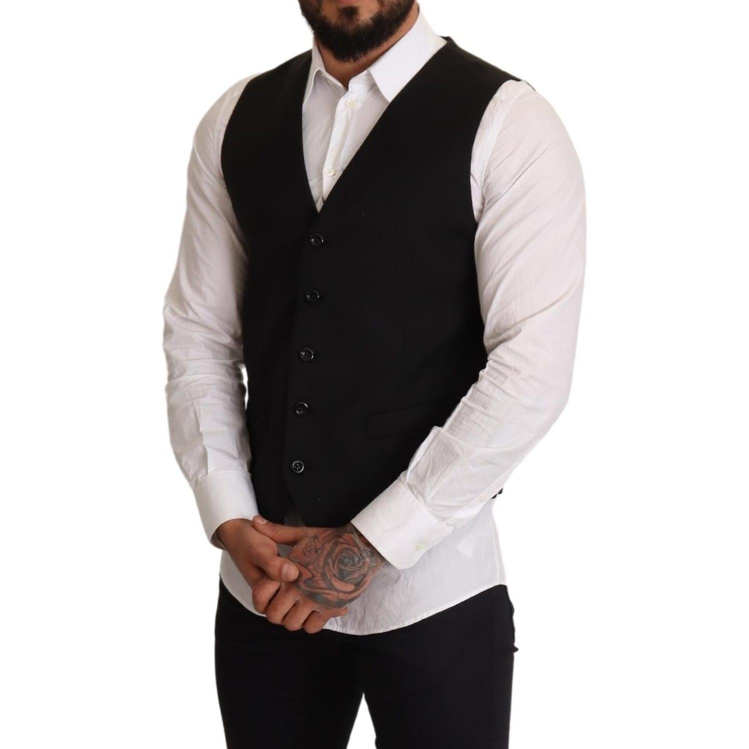 Dolce & Gabbana Black Formal dress Vest