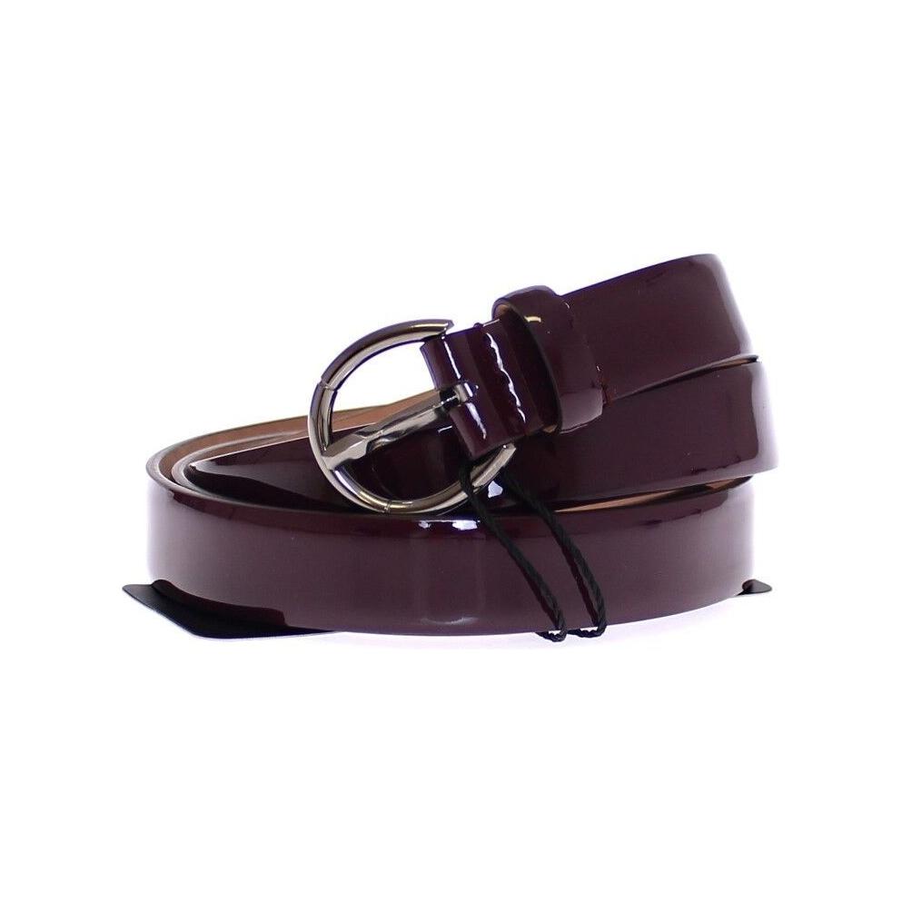 Dolce & Gabbana Elegant Purple Leather Belt - Italian Elegance WOMAN BELTS Dolce & Gabbana