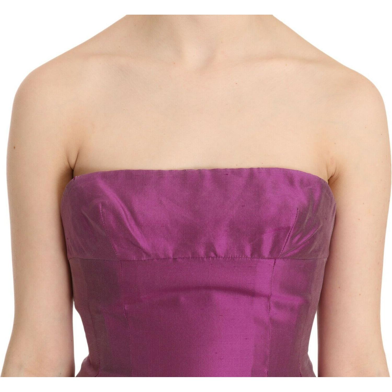 فستان قصير أنيق باللون الوردي من Ermanno Scervino