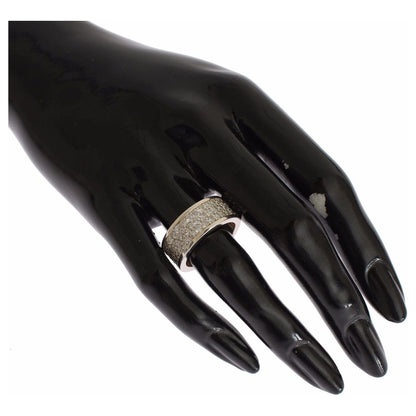 Nialaya Silver Womens CZ 925 Sterling Ring