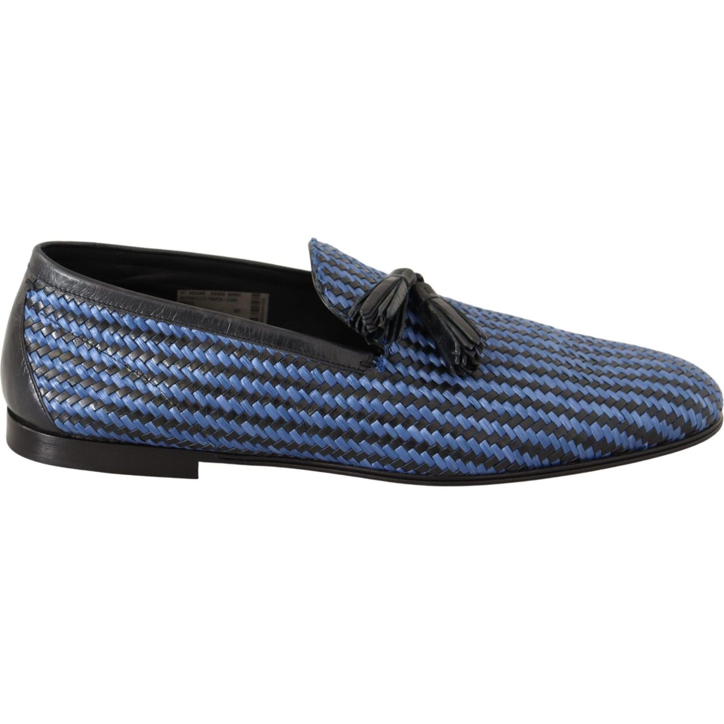 Dolce & Gabbana Elegant Woven Leather Loafers Dolce & Gabbana