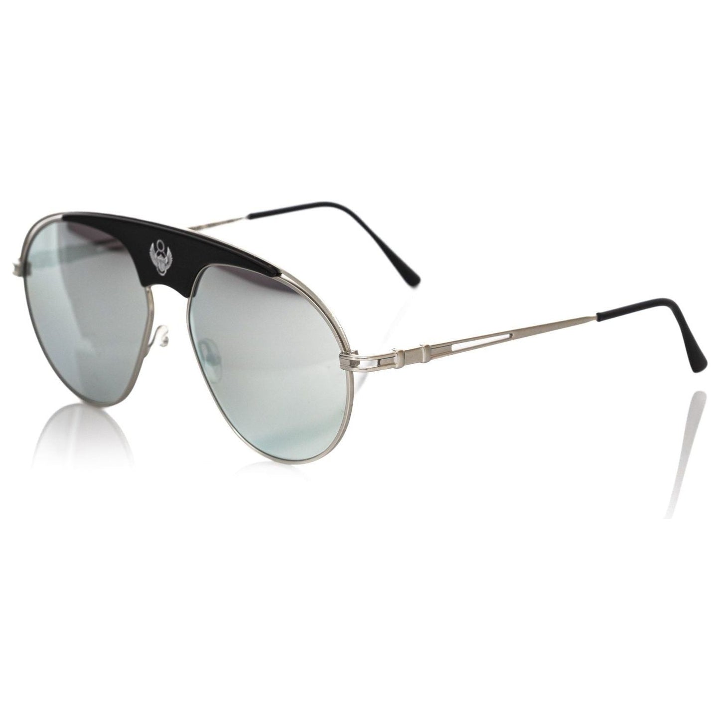 Frankie Morello Multicolor Metallic Fibre Men Sunglass