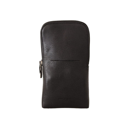Dolce & Gabbana Black Leather Purse Double Belt Strap Multi Kit Wallet 1728,67345645728,Accessories,Bags,Black,Dolce & Gabbana,Leather Wallets - Wallets - Accessories,Material: 100% Leather,Men,Men - Bags,New with tags,Wallets - Accessories,Wallets - Men