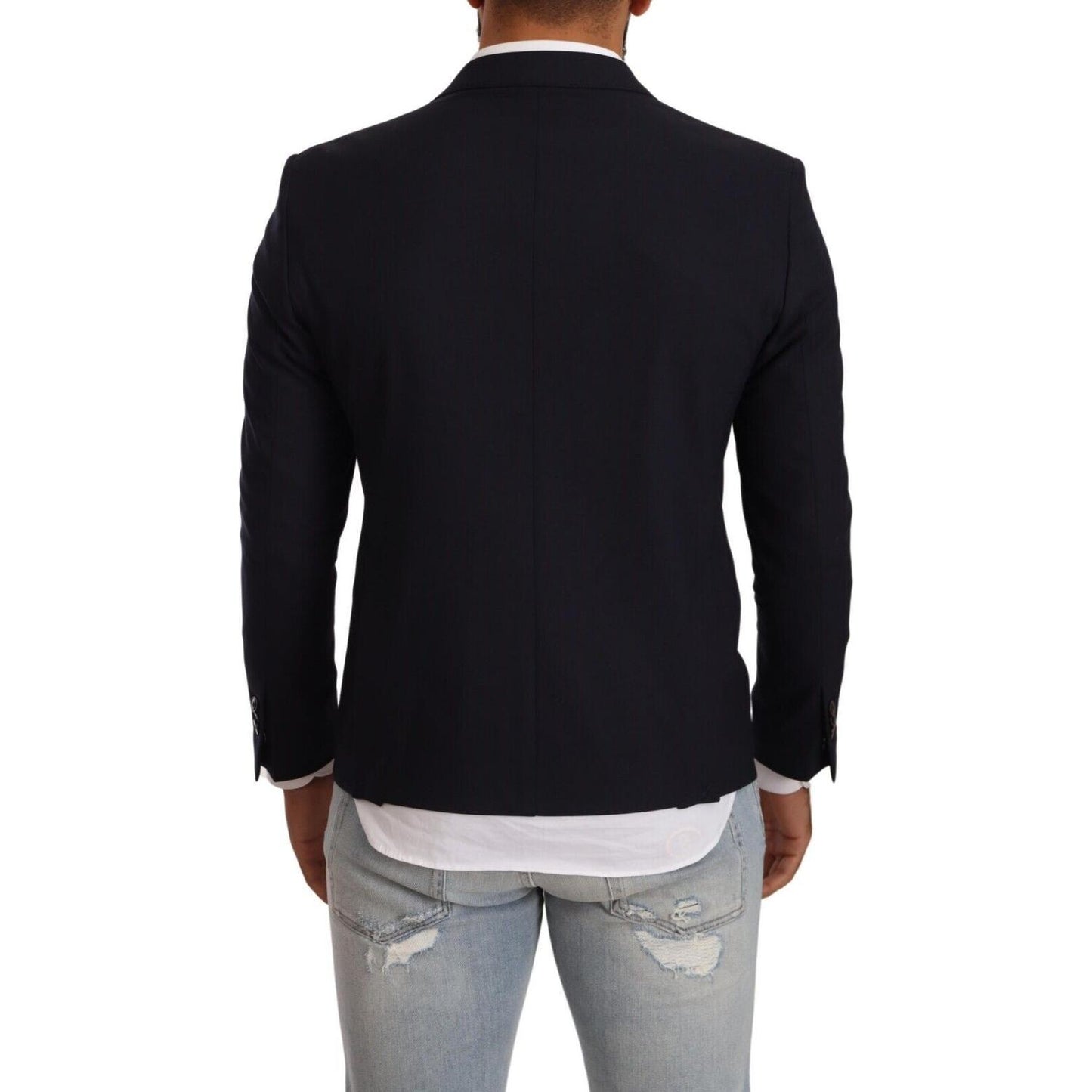 Domenico Tagliente Black Single Breasted One Button Suit Jacket 1728,67345645728,Black,Blazers - Suits & Blazers - Clothing,Clothing,Domenico Tagliente,IT52 | XL,Jackets - Men - Clothing,Men,Men - Clothing,New with tags,Suits & Blazers - Clothing