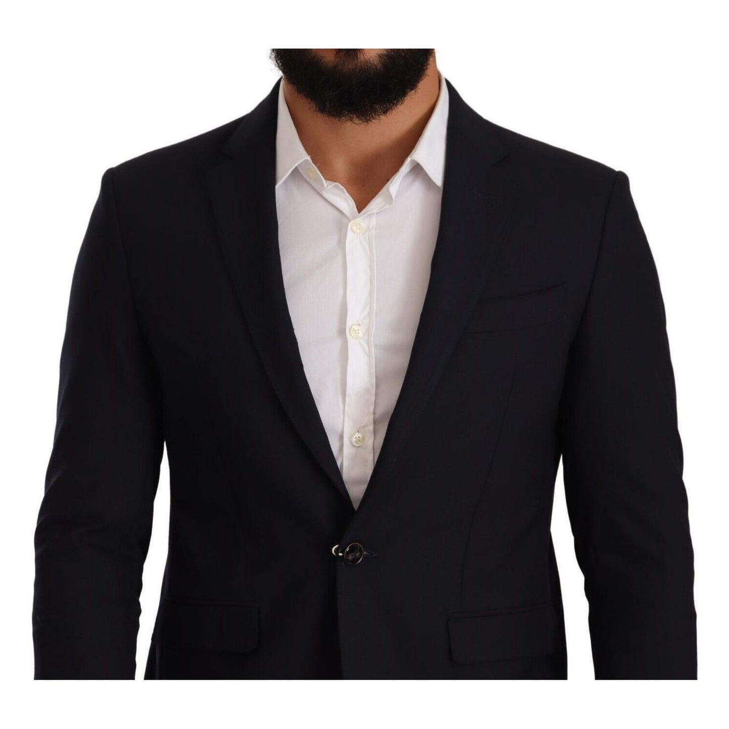 Domenico Tagliente Black Single Breasted One Button Suit Jacket 1728,67345645728,Black,Blazers - Suits & Blazers - Clothing,Clothing,Domenico Tagliente,IT52 | XL,Jackets - Men - Clothing,Men,Men - Clothing,New with tags,Suits & Blazers - Clothing