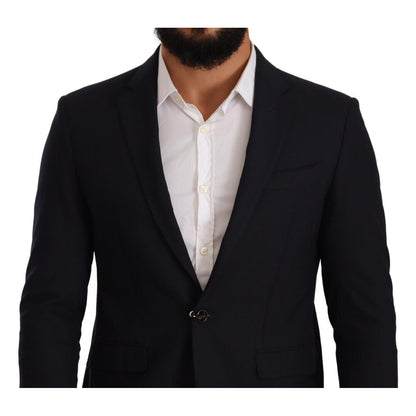 Domenico Tagliente Black Single Breasted One Button Suit Jacket 1728,67345645728,Black,Blazers - Suits & Blazers - Clothing,Clothing,Domenico Tagliente,IT52 | XL,Jackets - Men - Clothing,Men,Men - Clothing,New with tags,Suits & Blazers - Clothing