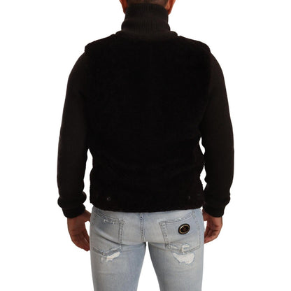 Dolce & Gabbana Black Leather Mens Turtle Neck Coat Jacket 1728,67345645728,Black,Bombers - Jackets & Coats - Clothing,Clothing,Dolce & Gabbana,IT48 | M,Jackets & Coats - Clothing,Jackets - Men - Clothing,Material: 100% Leather,Men,Men - Clothing,New with