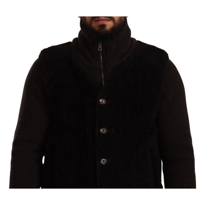 Dolce & Gabbana Black Leather Mens Turtle Neck Coat Jacket 1728,67345645728,Black,Bombers - Jackets & Coats - Clothing,Clothing,Dolce & Gabbana,IT48 | M,Jackets & Coats - Clothing,Jackets - Men - Clothing,Material: 100% Leather,Men,Men - Clothing,New with