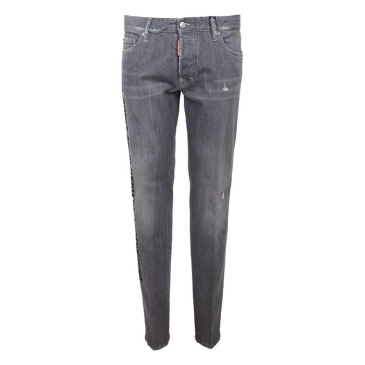 Dsquared² Gray Cotton Stretch Men Jeans Dsquared²