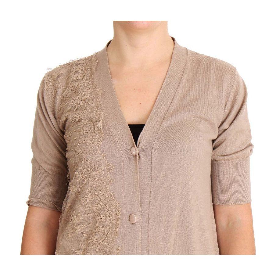 كارديجان أنيق من القطن باللون الوردي من PINK MEMORIES