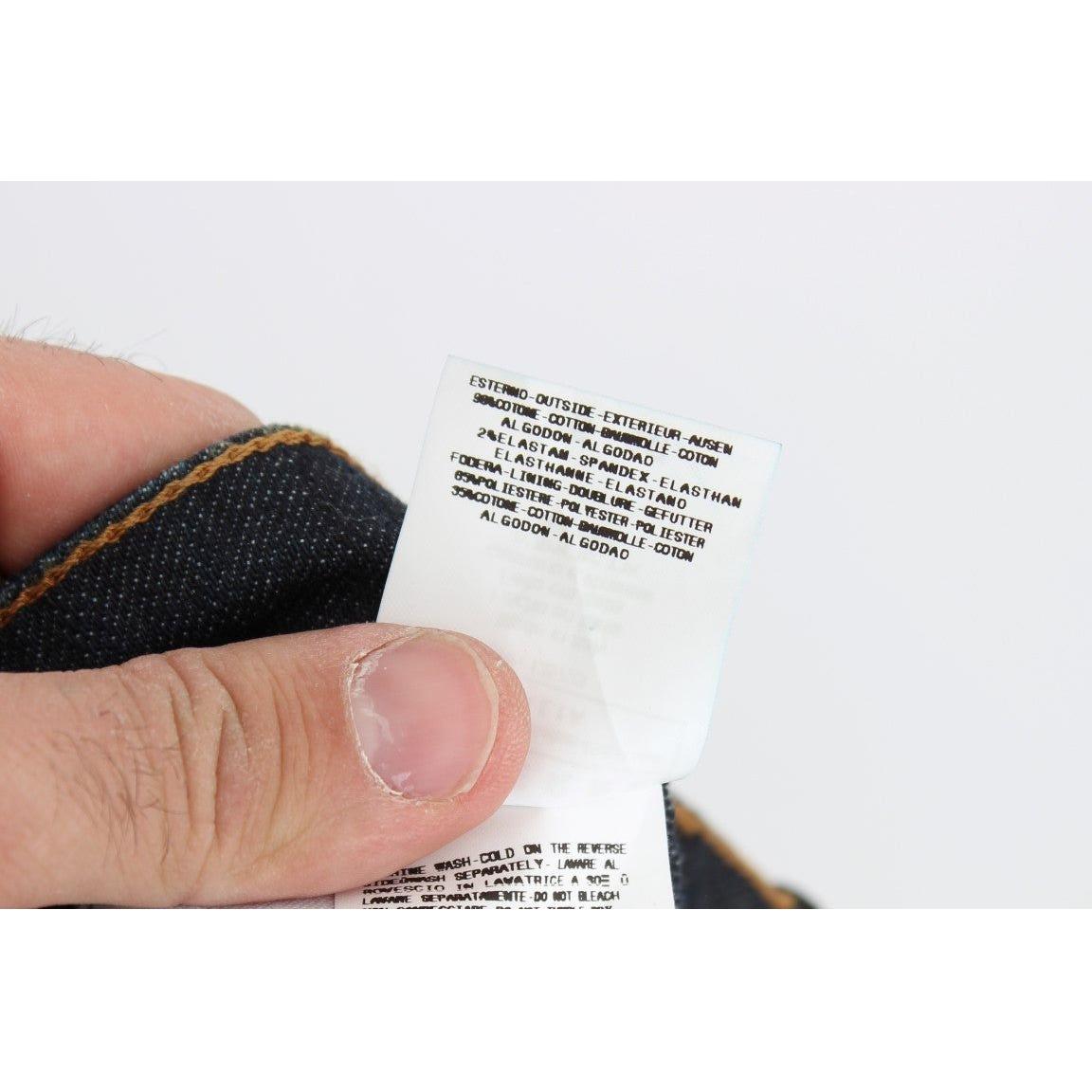 بنطلون جينز ضيق بتصميم أنيق من ماركة كوستيوم ناشيونال شيك