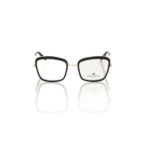 Frankie Morello Black Metallic Women's Eyeglass Frame