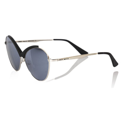 Frankie Morello Black Metallic Women Sunglasses