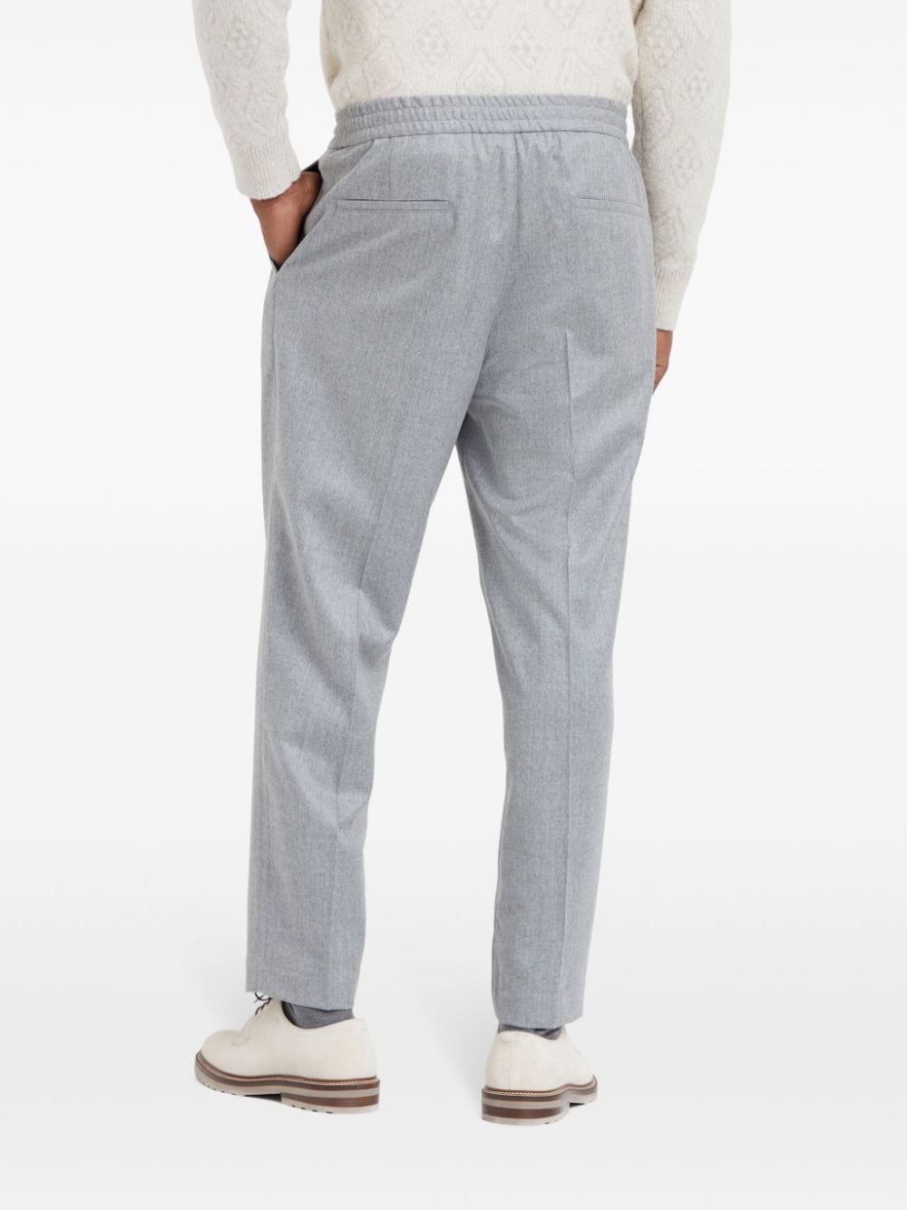 Brunello Cucinelli Trousers Light Grey Trousers Brunello Cucinelli